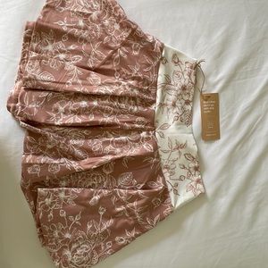 Popflex twirl skort tan rose